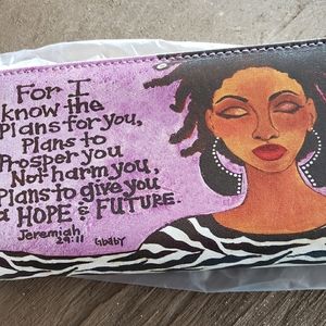 Wallet, single zipper